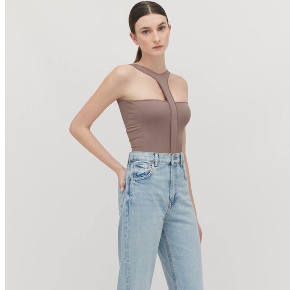 Cuyana Tops - Cuyana Stretch Tank Bodysuit